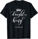 Christian Shirt Religious Jesus Daughter King Saying T-Shirt - T-Shirt | Black