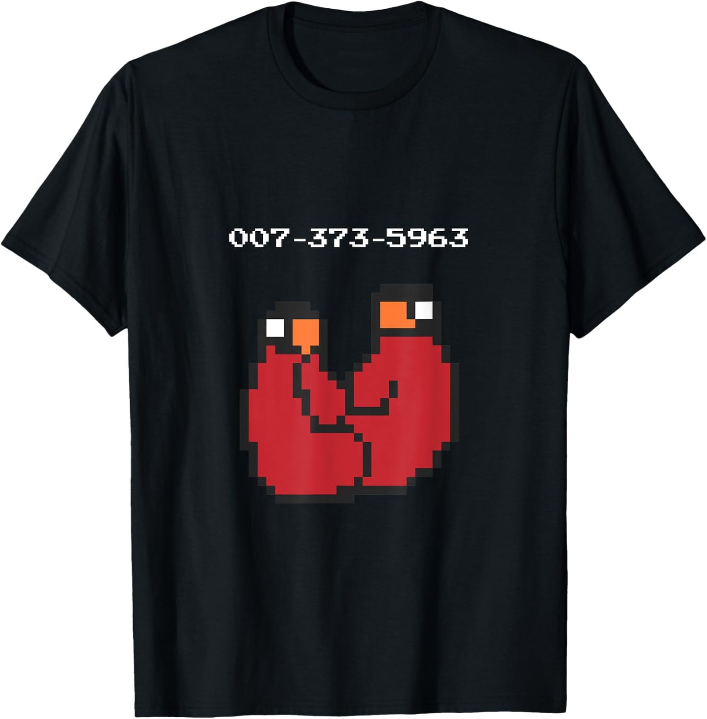 007-373-5963 video game 90s 45s codes Funny Gift T-Shirt - T-Shirt | Black