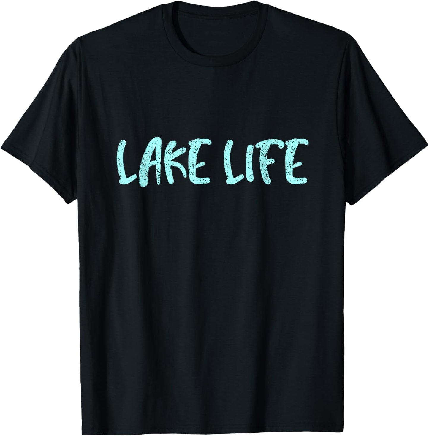 Lake Life Shirt, Lake Shirt, / Graphic T-Shirt - T-Shirt | Black