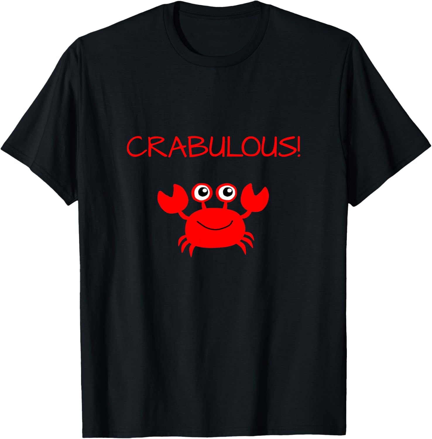 Crabulous Crab T-Shirt - T-Shirt | Black
