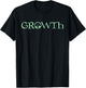 GROWTH | Green Magic | Mana Symbol T-Shirt - T-Shirt | Black