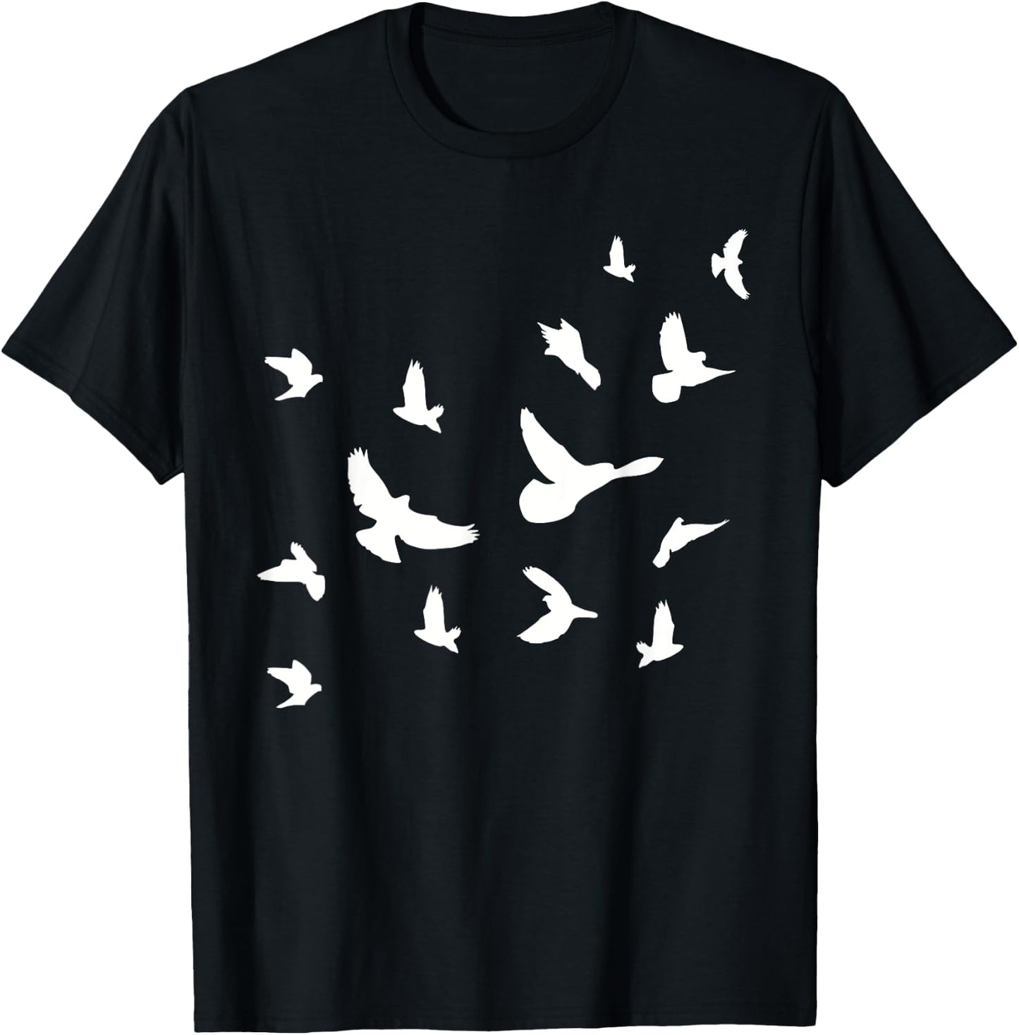 Flying birds T-Shirt - T-Shirt | Black
