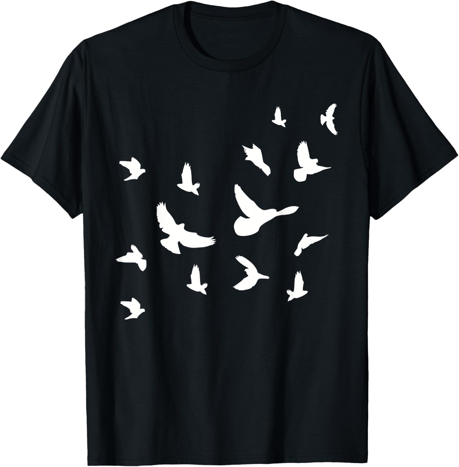 Flying birds T-Shirt - T-Shirt | Black