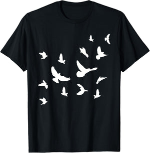 Flying birds T-Shirt - T-Shirt | Black