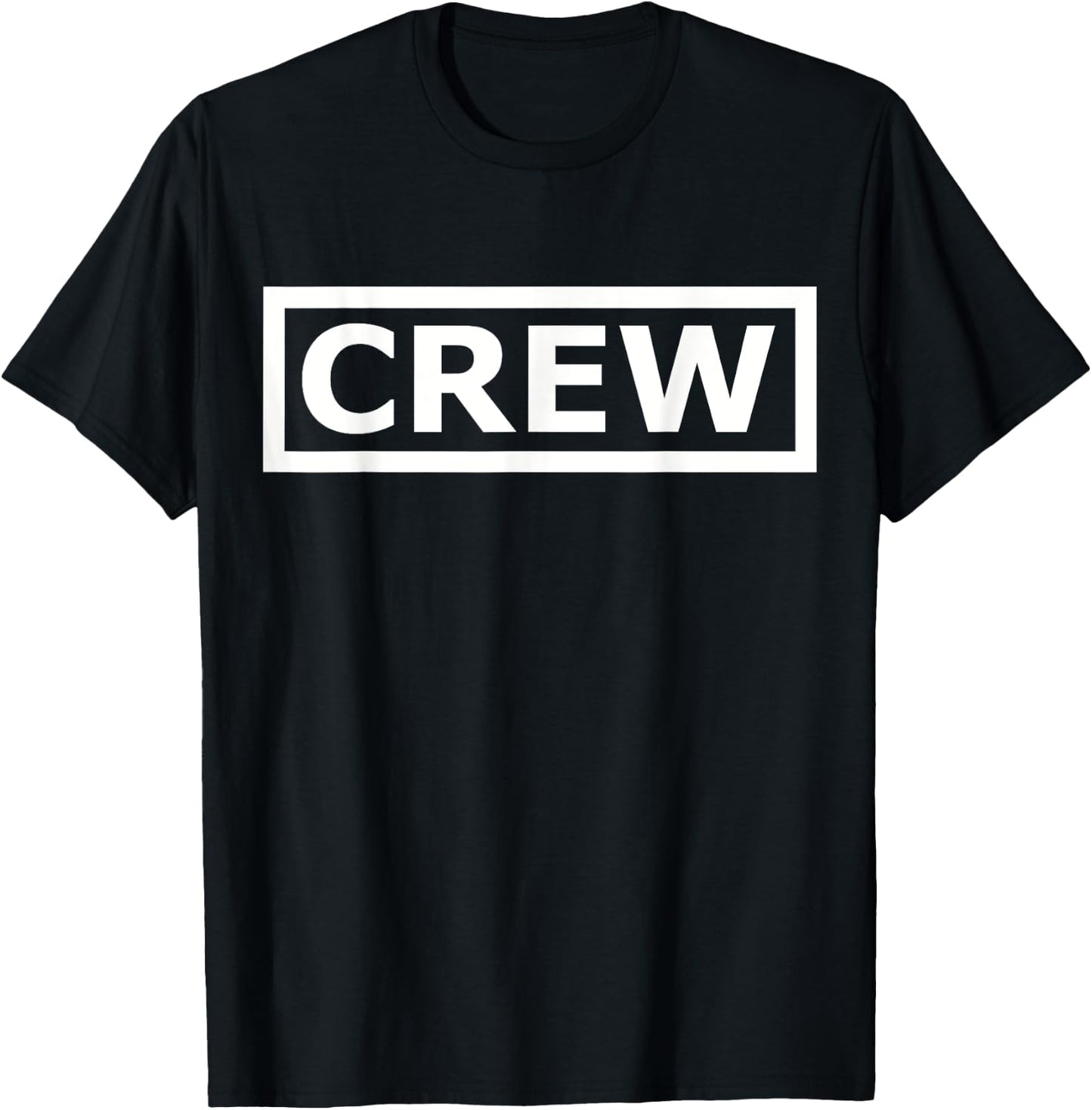 Crew Store -Adults , Black, Small, Short Sleeve, Crew Collar, Classic Fit T-Shirt - T-Shirt | Black
