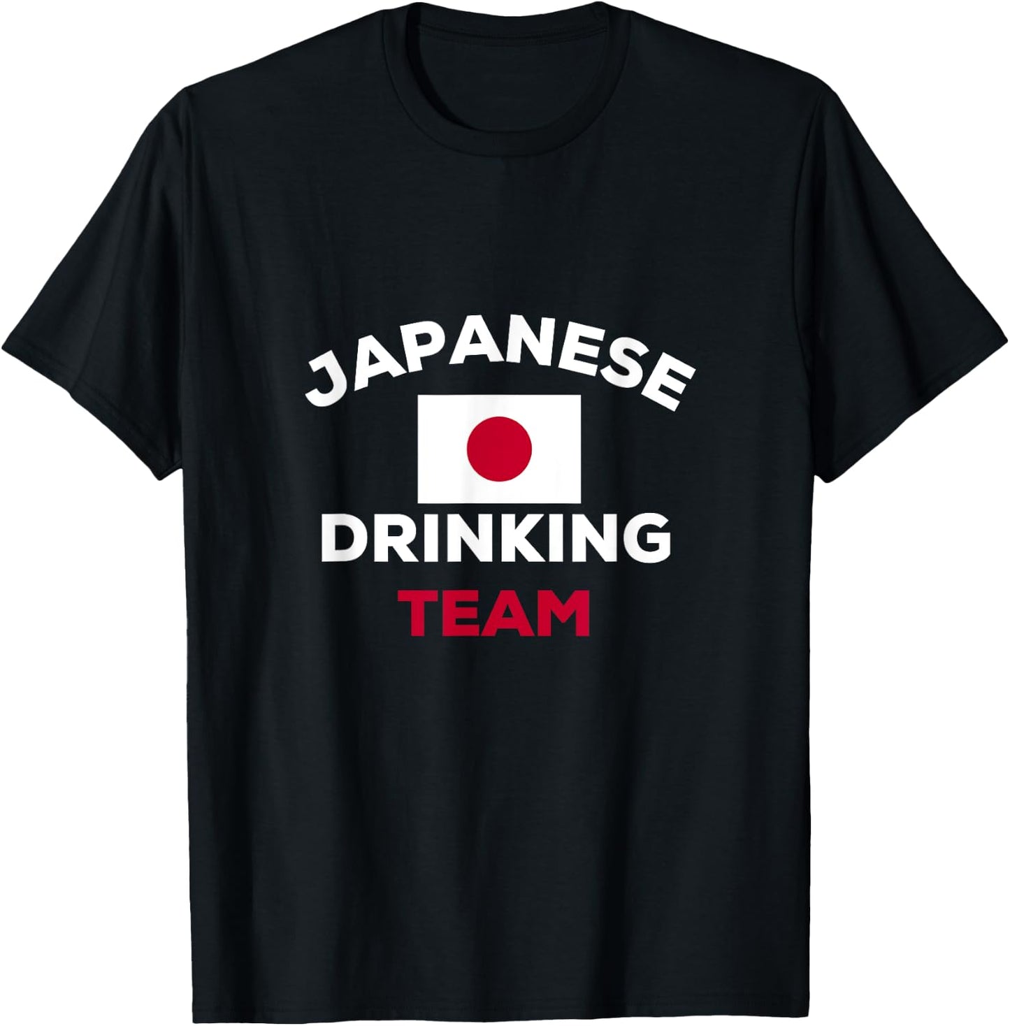 Japan Japanese Drinking Team Beer Flag Funny Alcohol Party T-Shirt - T-Shirt | Black