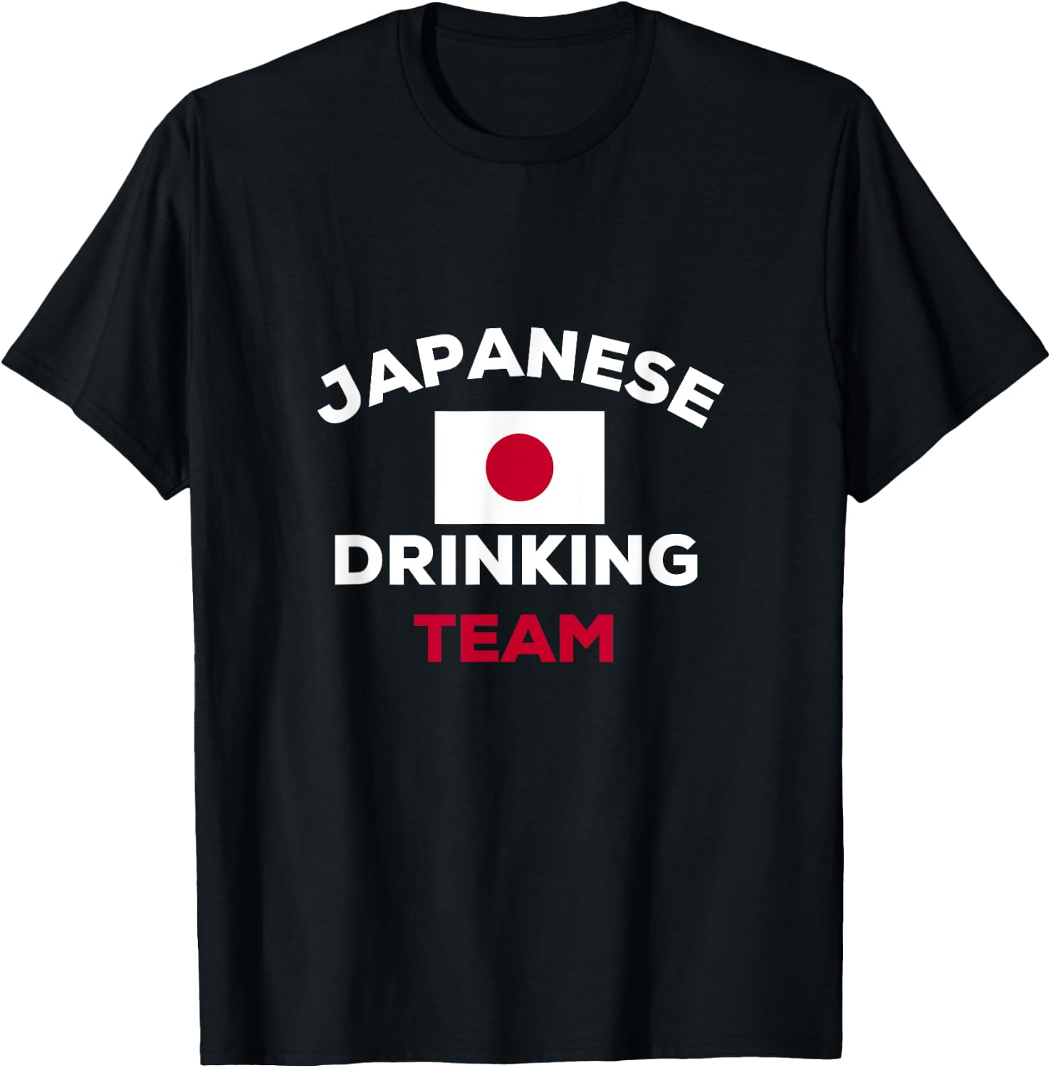 Japan Japanese Drinking Team Beer Flag Funny Alcohol Party T-Shirt - T-Shirt | Black