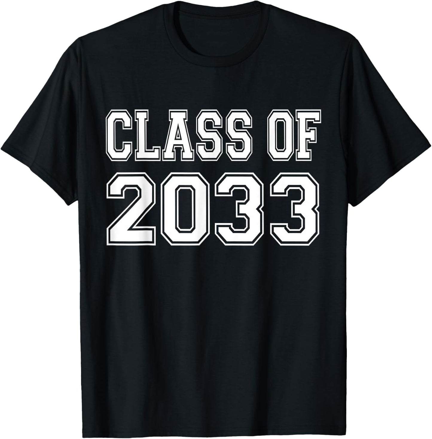 Class of 2033 grow with me T-Shirt - T-Shirt | Black