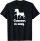 Distressed Unicorn Consent is Sexy T-Shirt - T-Shirt | Black
