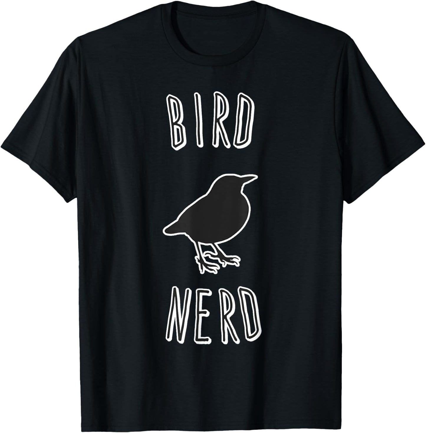 Bird Nerd T-Shirt - T-Shirt | Black