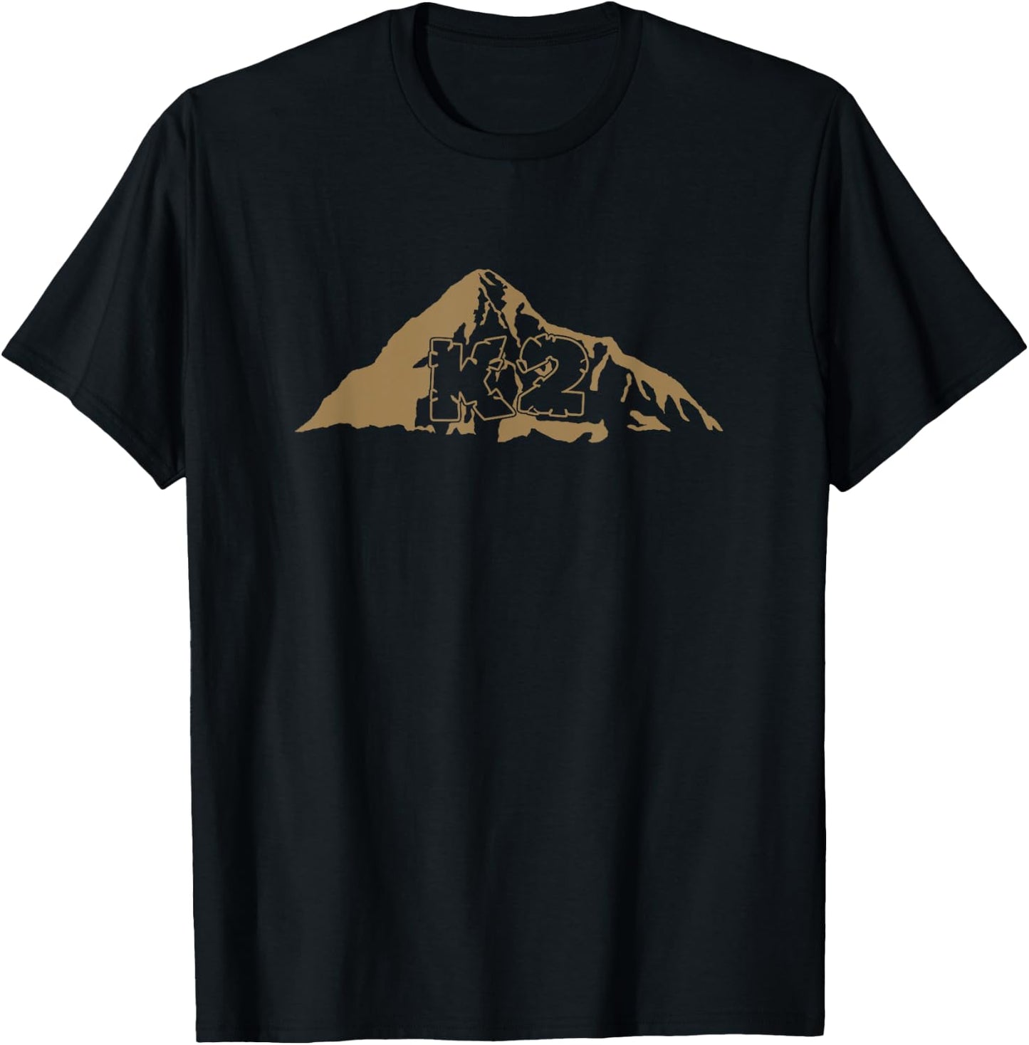 K2 - Mountain Climbing Rock Climber Everest T-Shirt - T-Shirt | Black