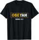 Hebrew Roots Movement Yahweh Yahshua Yeshua Obeyah T-Shirt - T-Shirt | Black