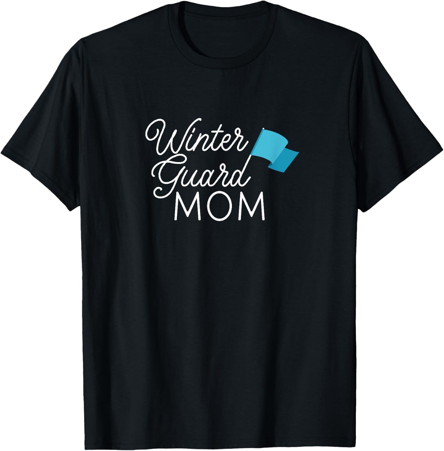 Winter Guard Mom - My Kid Spins T-Shirt - T-Shirt | Black