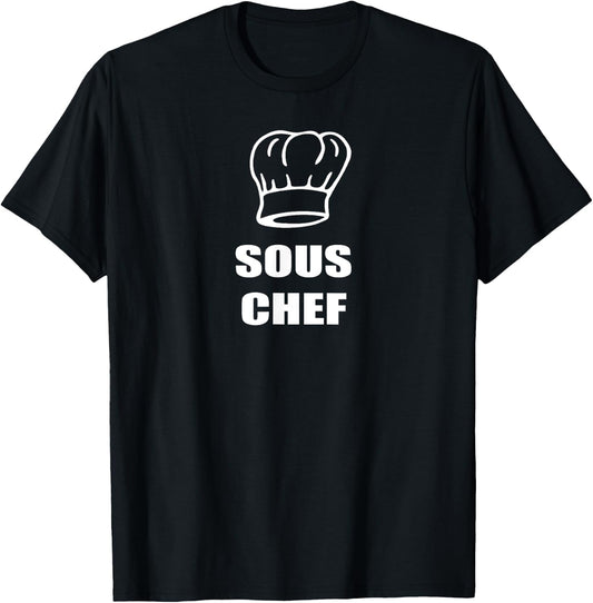 Sous Chef Father Mother Son Daughter Family Matching T-Shirt - T-Shirt | Black