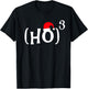 Funny Ho Cubed Christmas Math T-Shirt - T-Shirt | Black