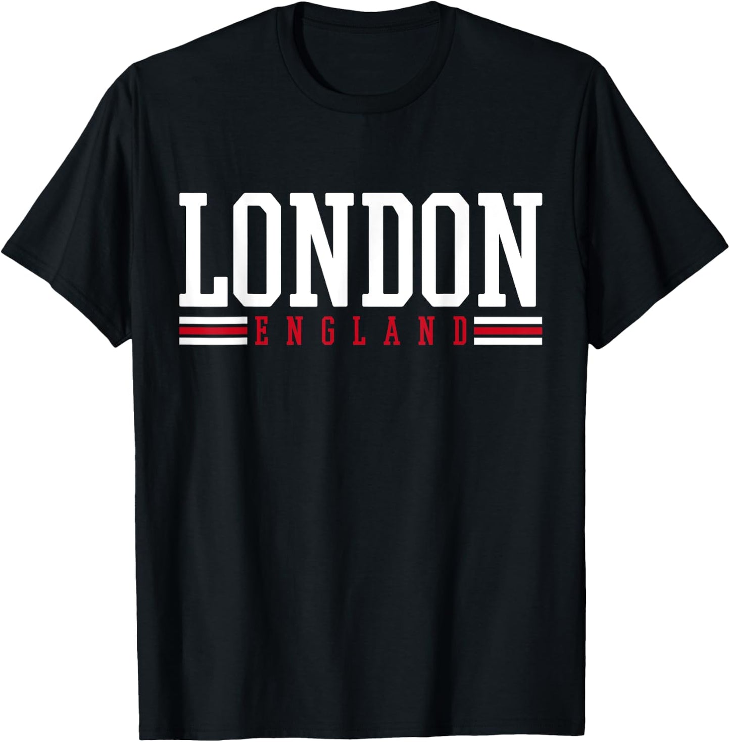 England Gifts London Black -Adults -Kids Classic Fit Short Sleeve T-Shirt - T-Shirt | Black