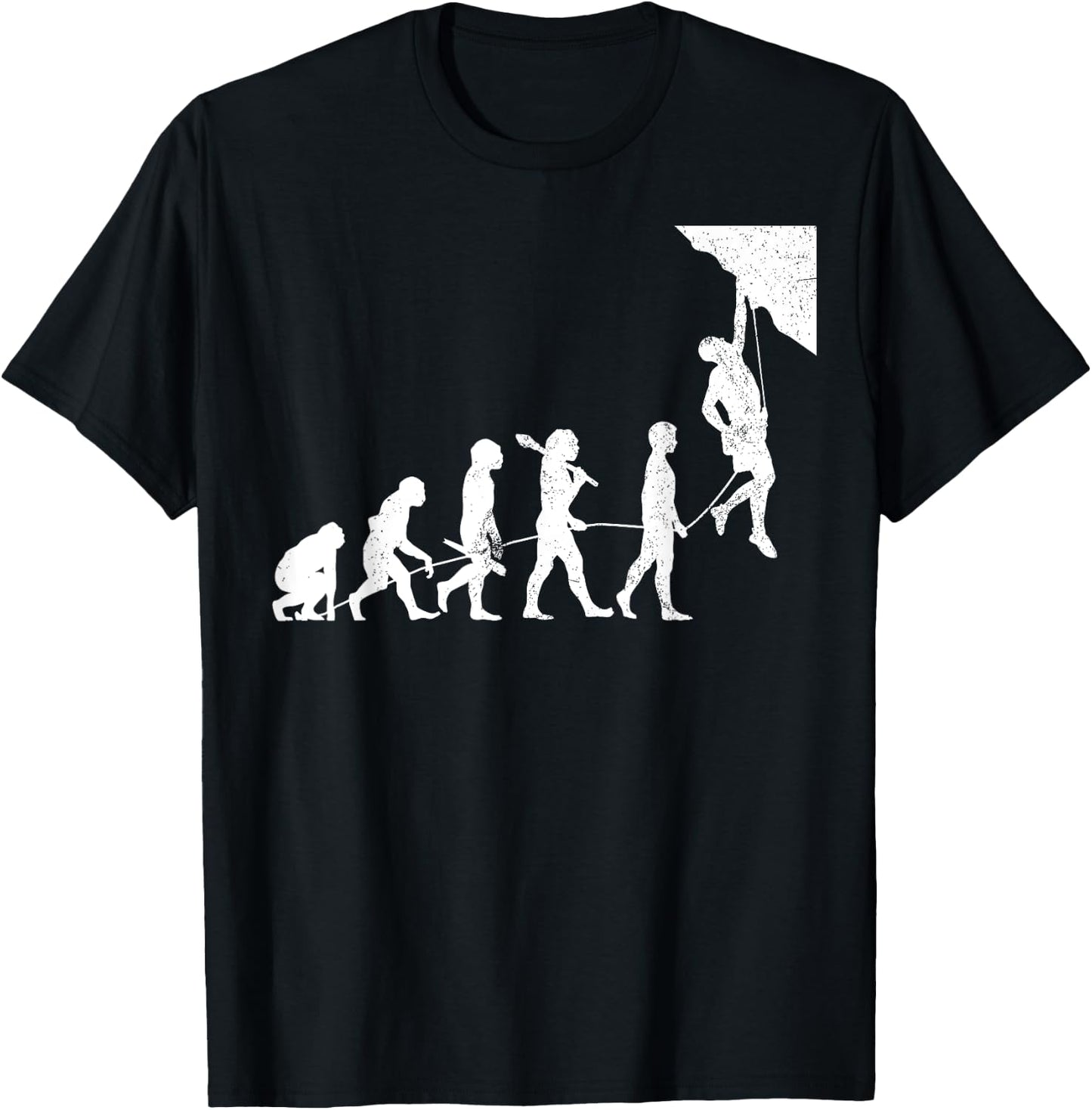 Rock Climbing Solo Climber Bouldering Free T-Shirt - T-Shirt | Black