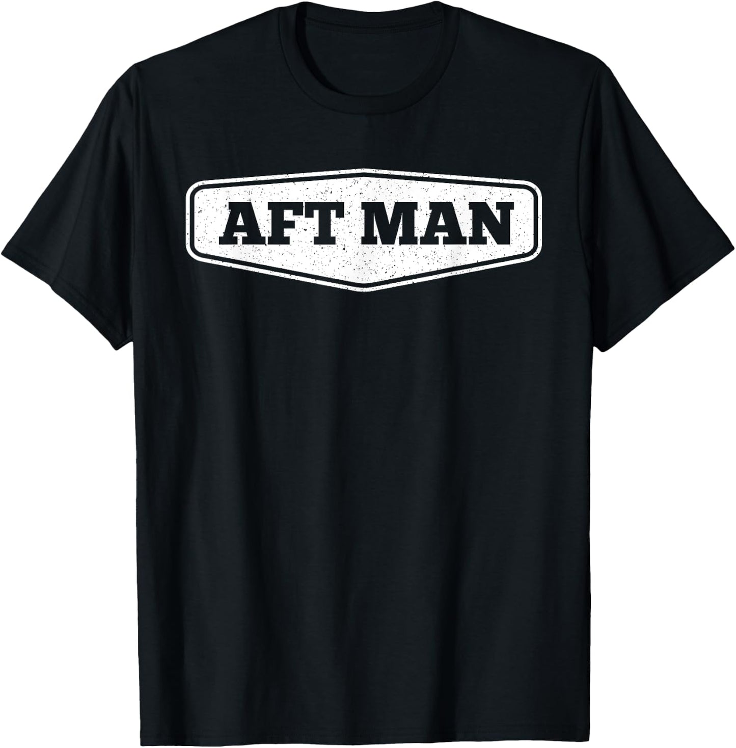Funny Boat Shirt - Aft Man T-Shirt - T-Shirt | Black