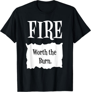 FIRE - Hot Packet Halloween Taco Costume T-Shirt - T-Shirt | Black