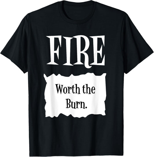 FIRE - Hot Packet Halloween Taco Costume T-Shirt - T-Shirt | Black