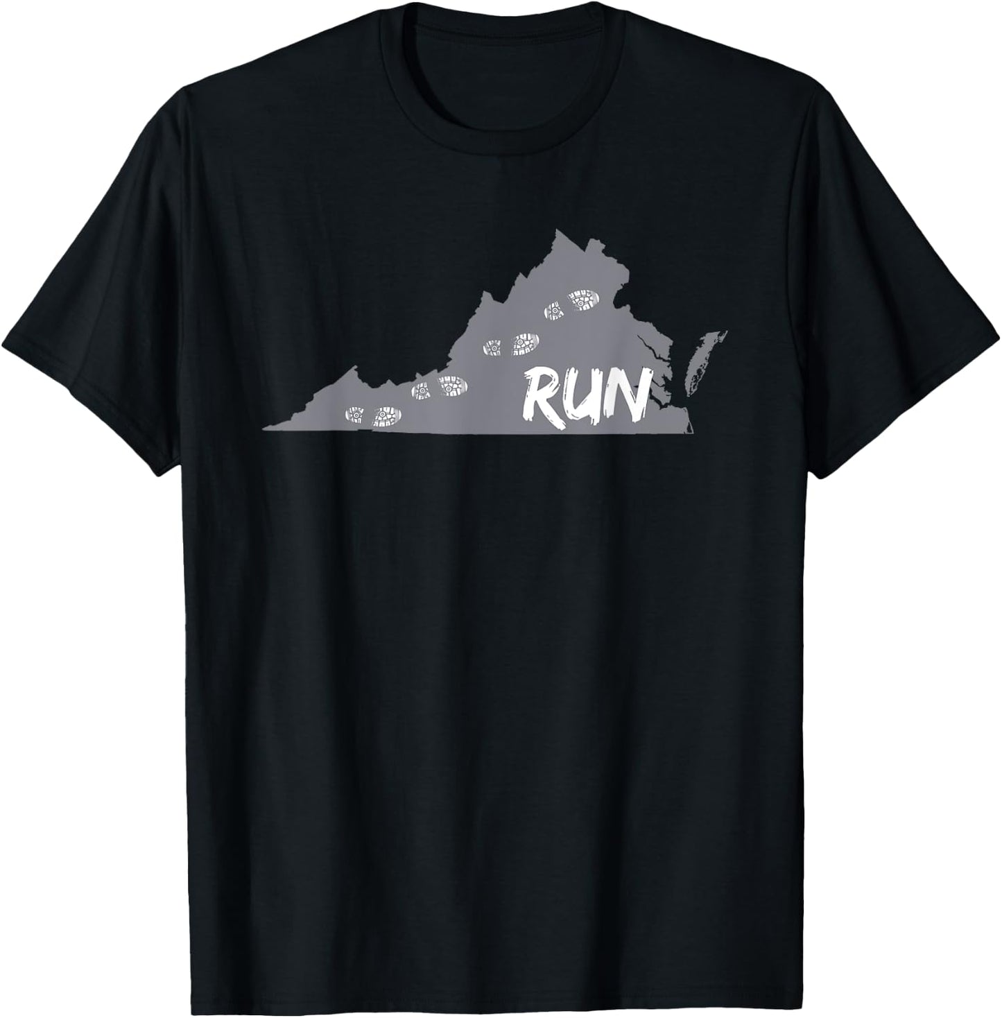Running Shirts - Run Virginia Runners Shirt T-Shirt - T-Shirt | Black
