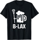 Lacrosse | Funny Gift Men Coach | Beer Lover B-Lex T-Shirt - T-Shirt | Black