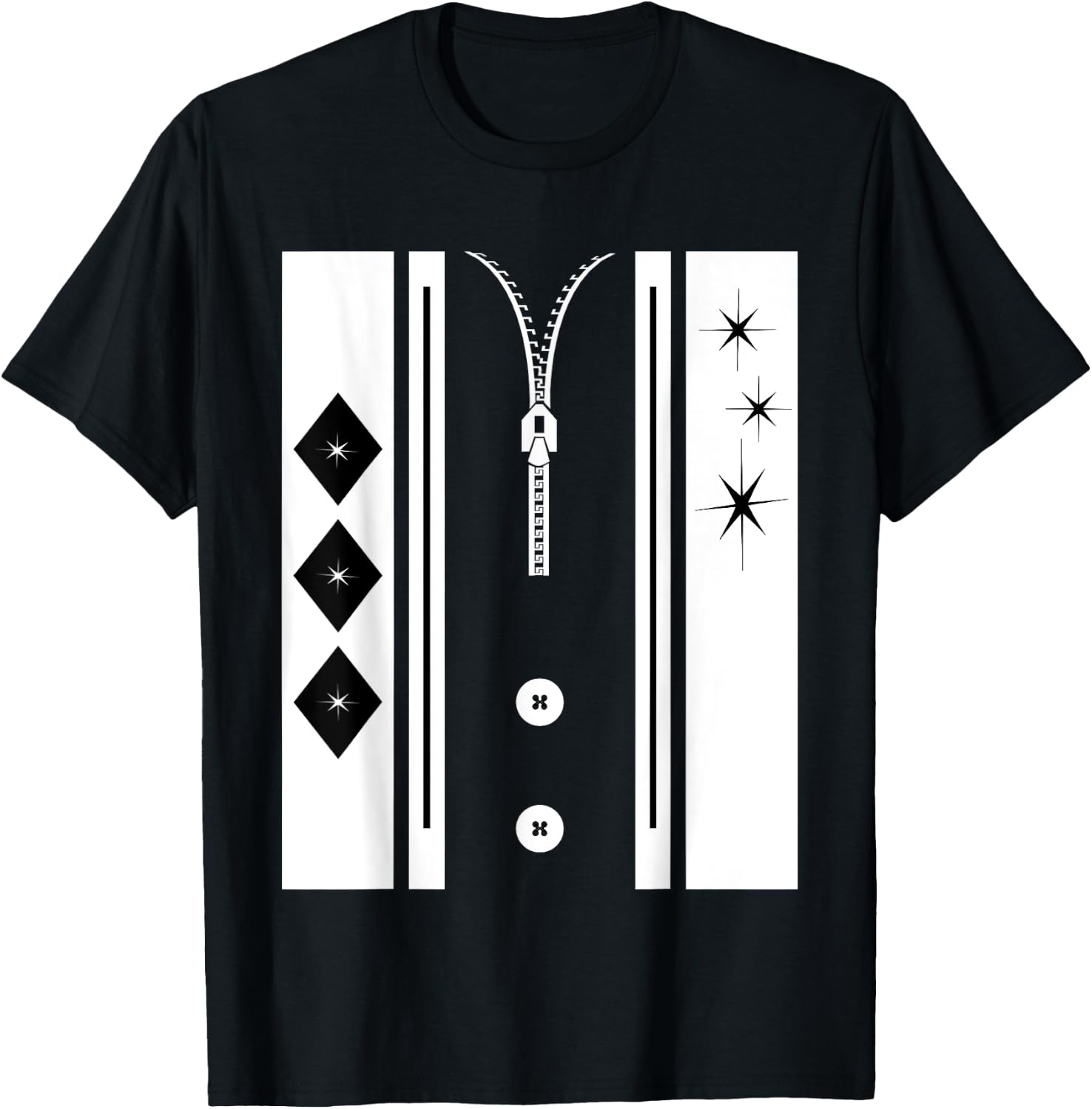 1950s Sock Hop Costume Retro 50s Rockabilly T-Shirt - T-Shirt | Black