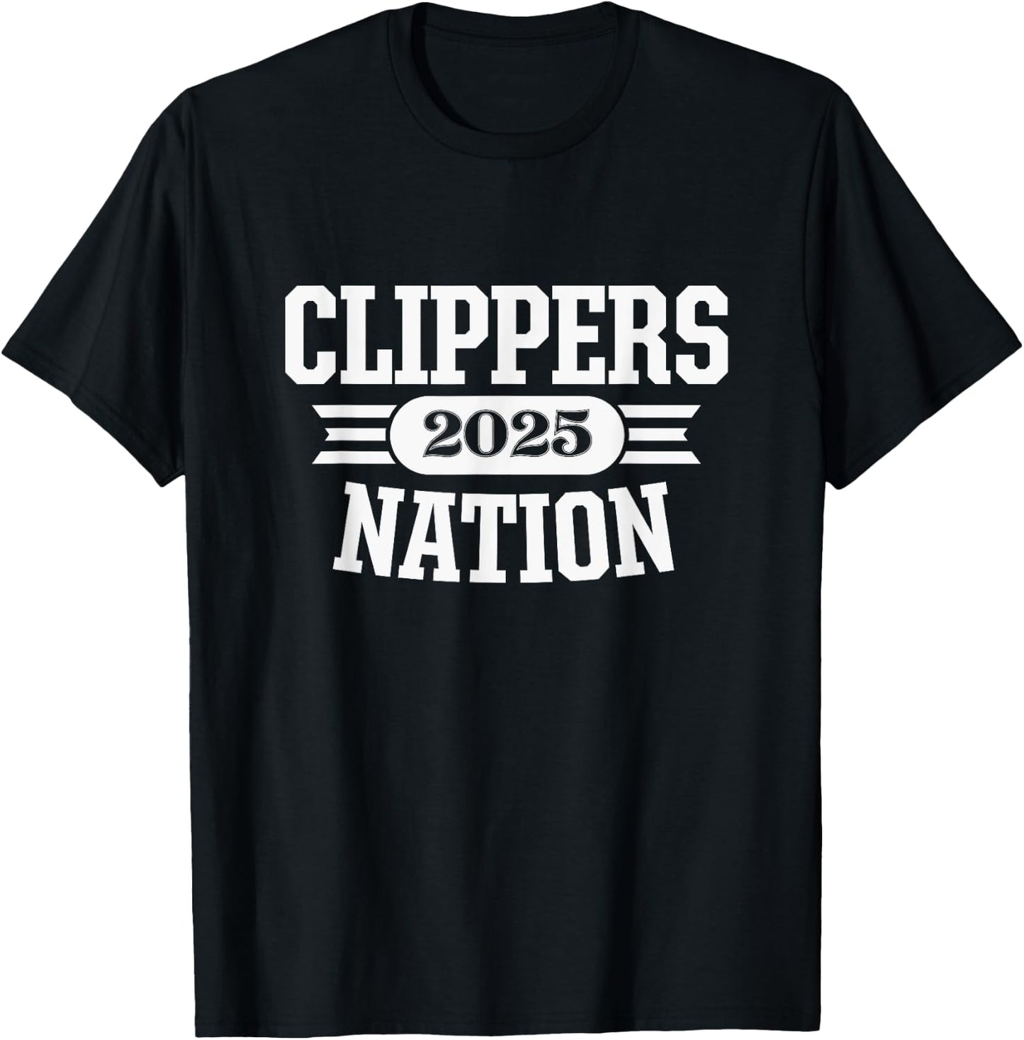 Falmouth Clippers Nation 2025 T-Shirt - T-Shirt | Black