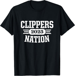 Falmouth Clippers Nation 2025 T-Shirt - T-Shirt | Black