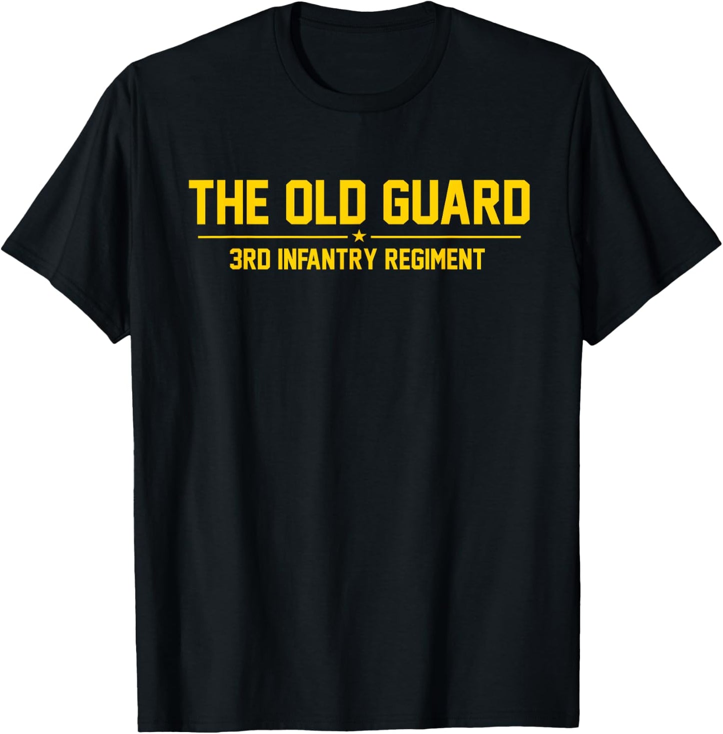 3rd Infantry Branch The Old Guard T-Shirt - T-Shirt | Black