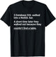 Funny SQL Query Joke For Programmer T-Shirt - T-Shirt | Black