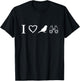I Love Bird Watching Gift Birding Lover Watchers T-Shirt - T-Shirt | Black