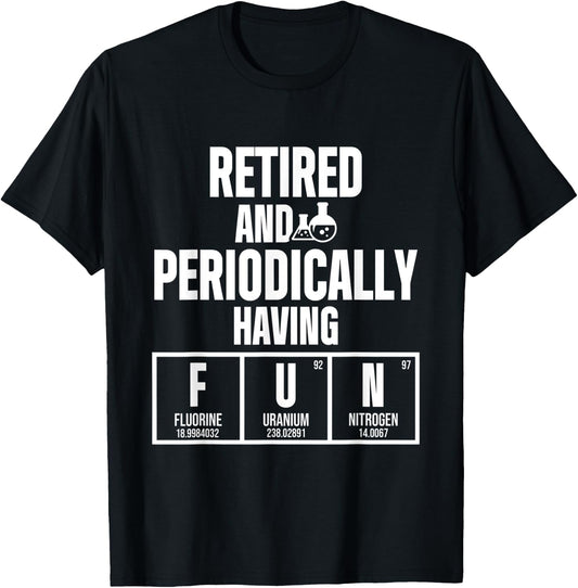 Chemical Engineer Retired Retirement Fun Engineering Gifts T-Shirt - T-Shirt | Black
