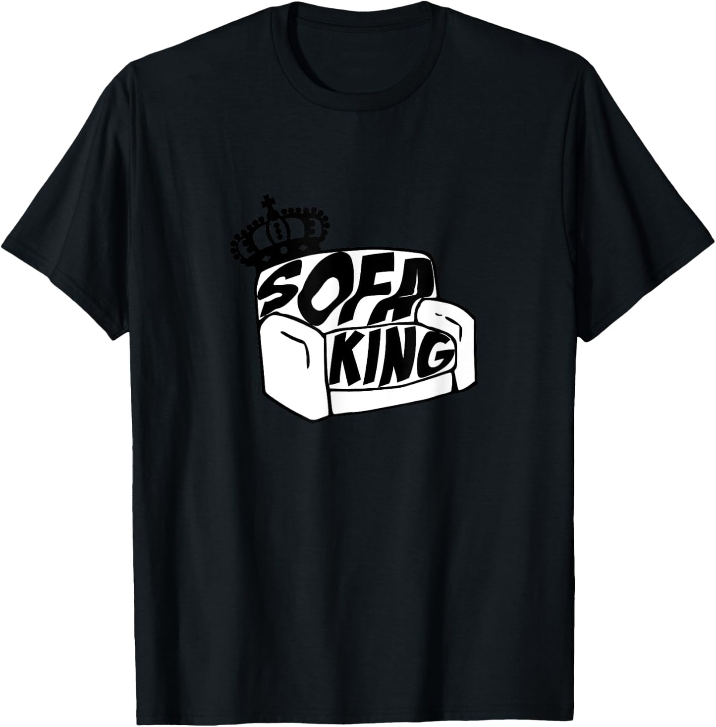 King of the Sofa T Shirt T-Shirt - T-Shirt | Black