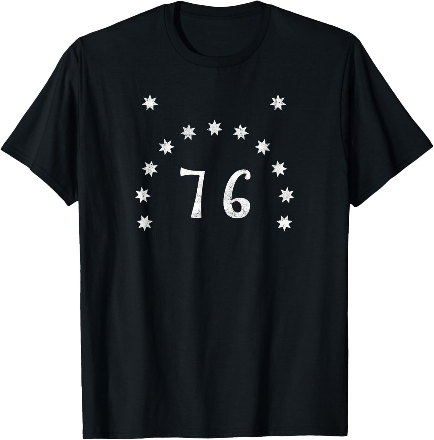 Bennington Flag Patriotic American 13 colonies 4th Of July Kids Men T-Shirt - T-Shirt | Black