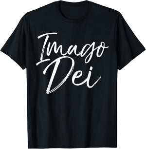 Imago Dei Shirt God's Image Vintage Bold Christian T-Shirt - T-Shirt | Black