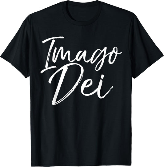 Imago Dei Shirt God's Image Vintage Bold Christian T-Shirt - T-Shirt | Black
