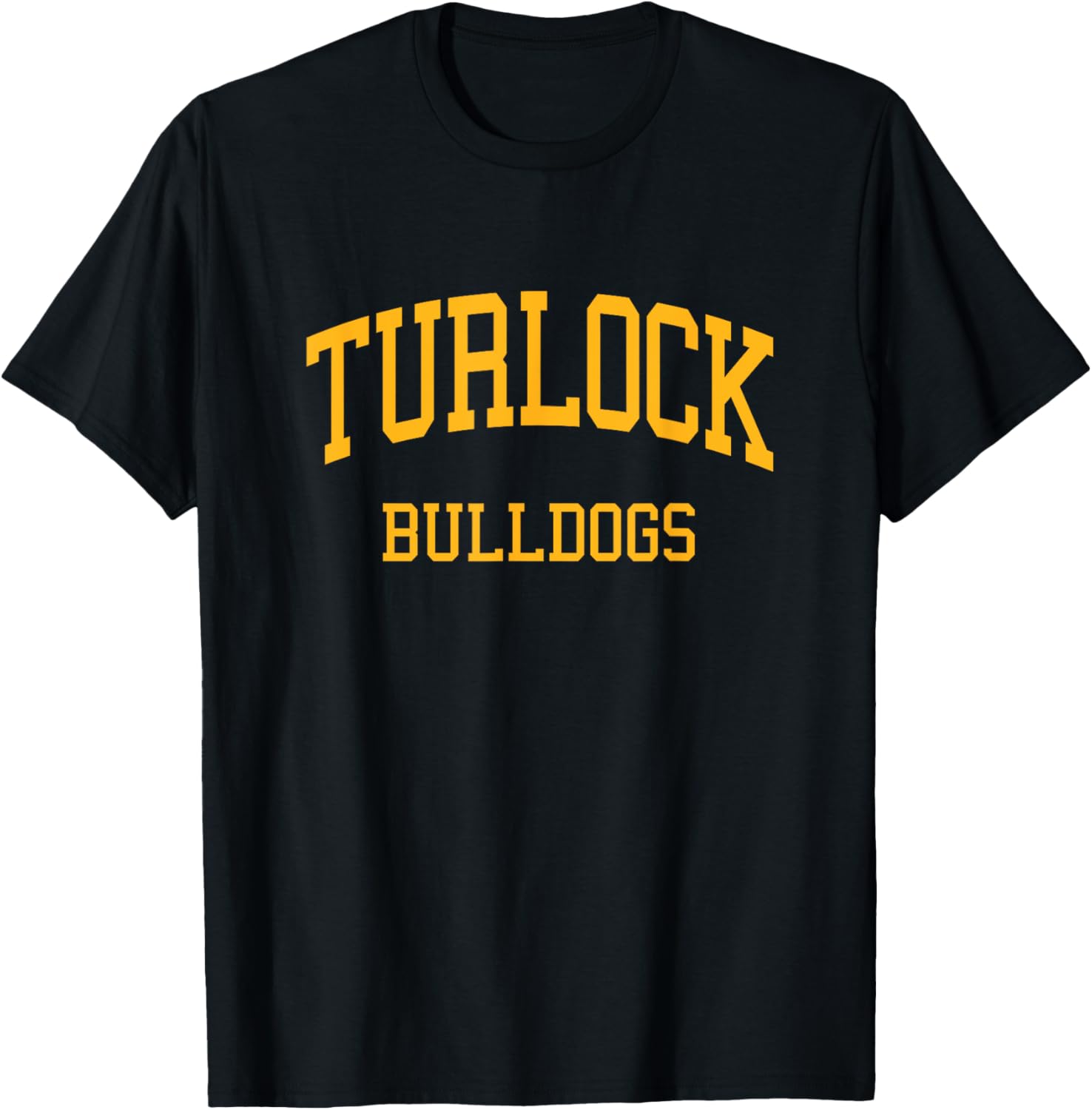 Turlock High School HS Turlock CA Retro Sports T-Shirt - T-Shirt | Black