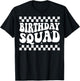 Birthday Squad Groovy Matching Family Birthday Squad T-Shirt - T-Shirt | Black
