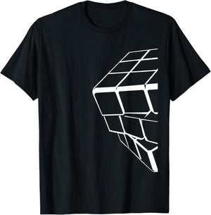 80s Matching Couple Party Outfit Cube Gift Speedcubing 80s T-Shirt - T-Shirt | Black