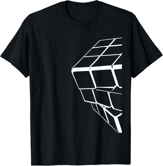 80s Matching Couple Party Outfit Cube Gift Speedcubing 80s T-Shirt - T-Shirt | Black