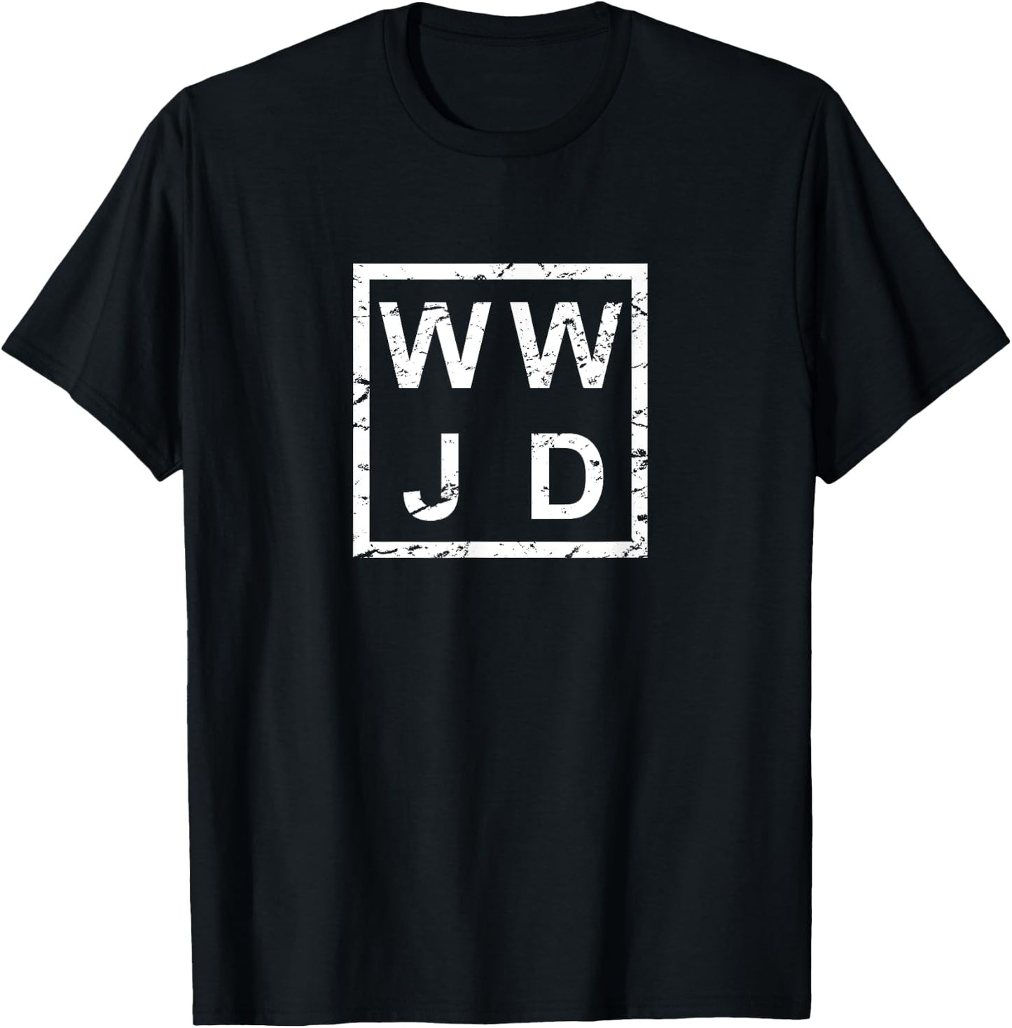Stylish WWJD T-Shirt - T-Shirt | Black