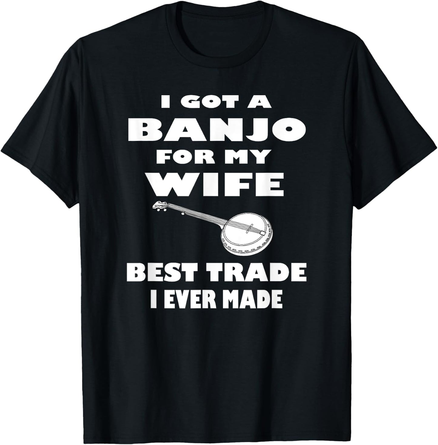 Banjo Player Bluegrass Folk Music Country Music Gift Shirt T-Shirt - T-Shirt | Black