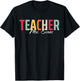 Mrs. Evans Teacher Life Custom Name For Grade Teachers T-Shirt - T-Shirt | Black