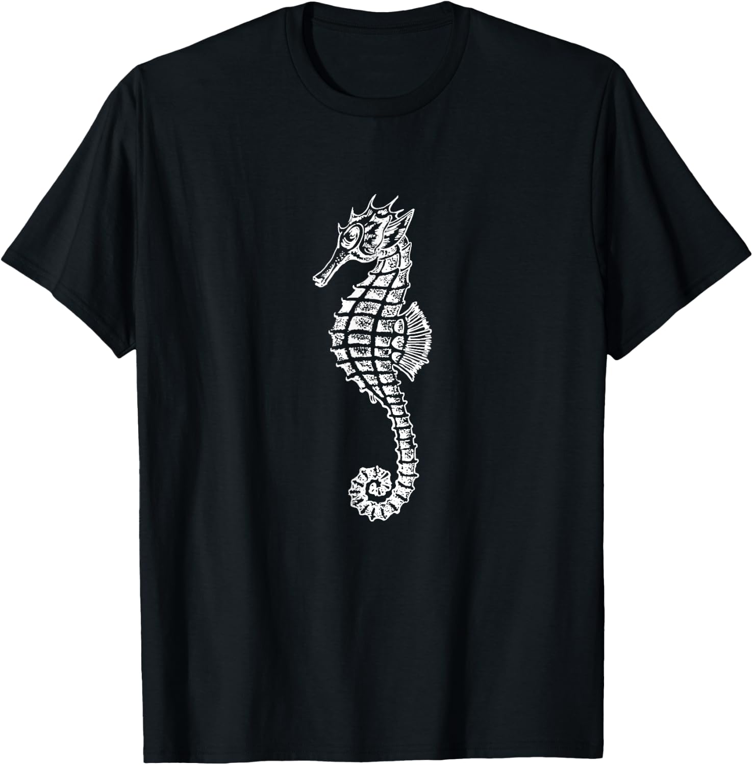 Seahorse Ocean Marine Animal Sea Horse Creature Hippocampus T-Shirt - T-Shirt | Black
