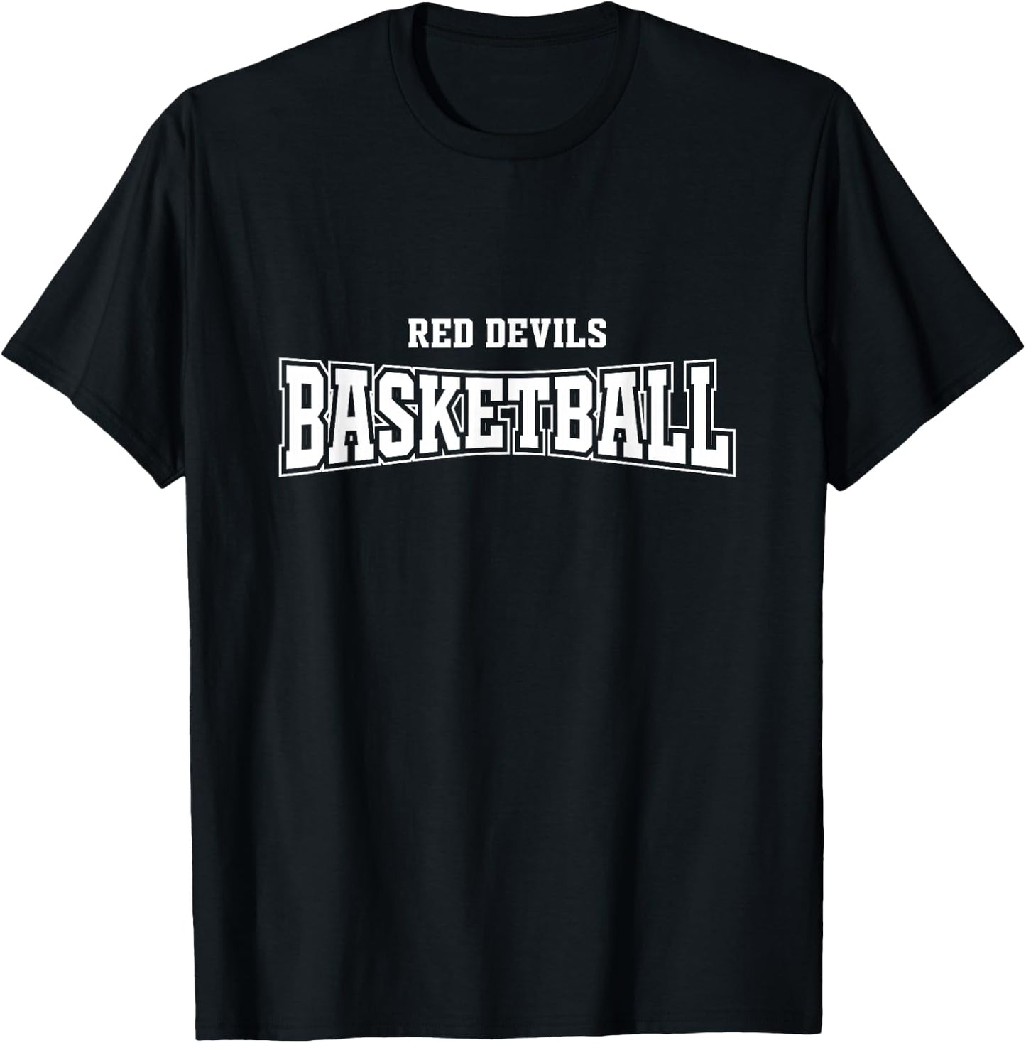 Red Devils Basketball Team Central T-Shirt - T-Shirt | Black