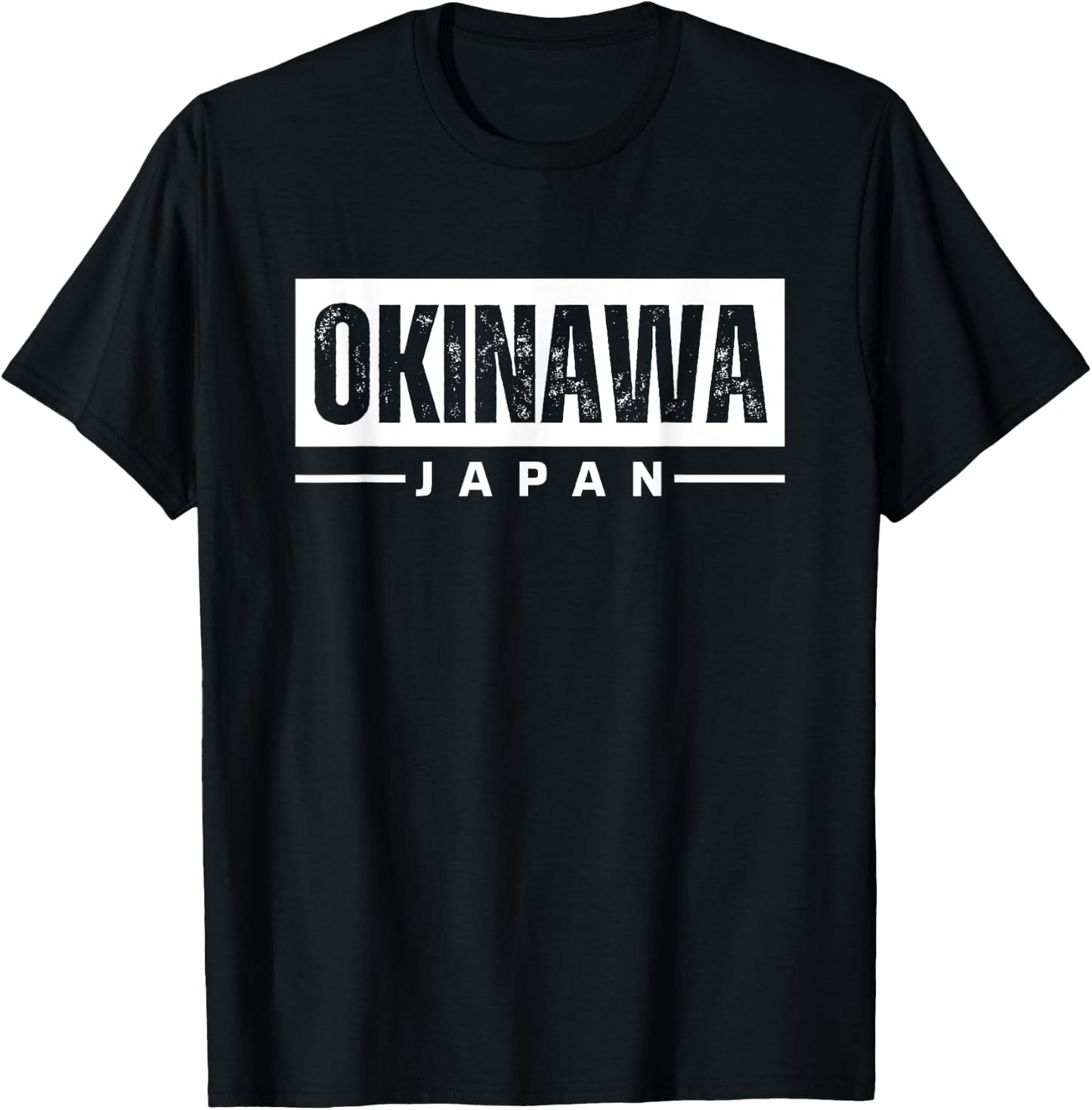 Okinawa Japan Vintage Retro Souvenirs T-Shirt - T-Shirt | Black