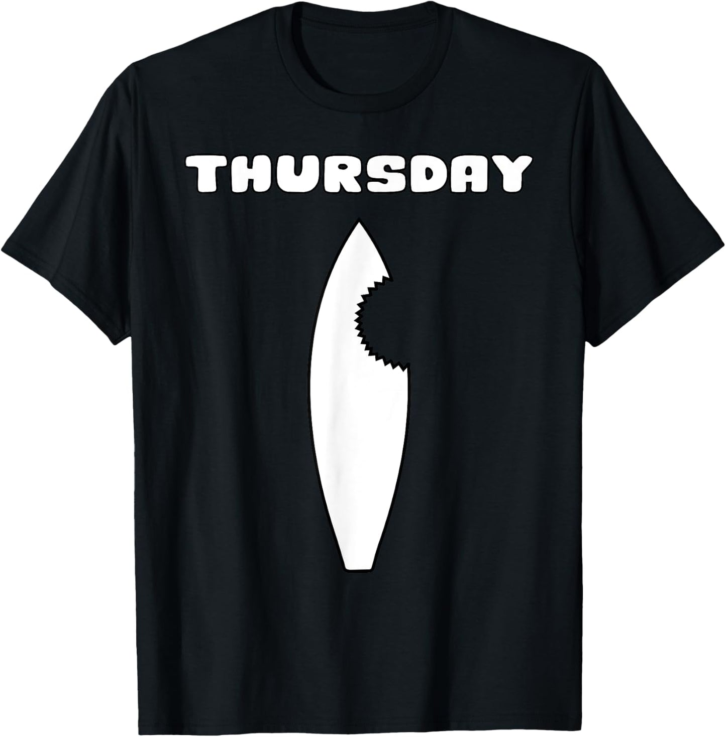 Days of the Week , Costume, Shark T-Shirt - T-Shirt | Black