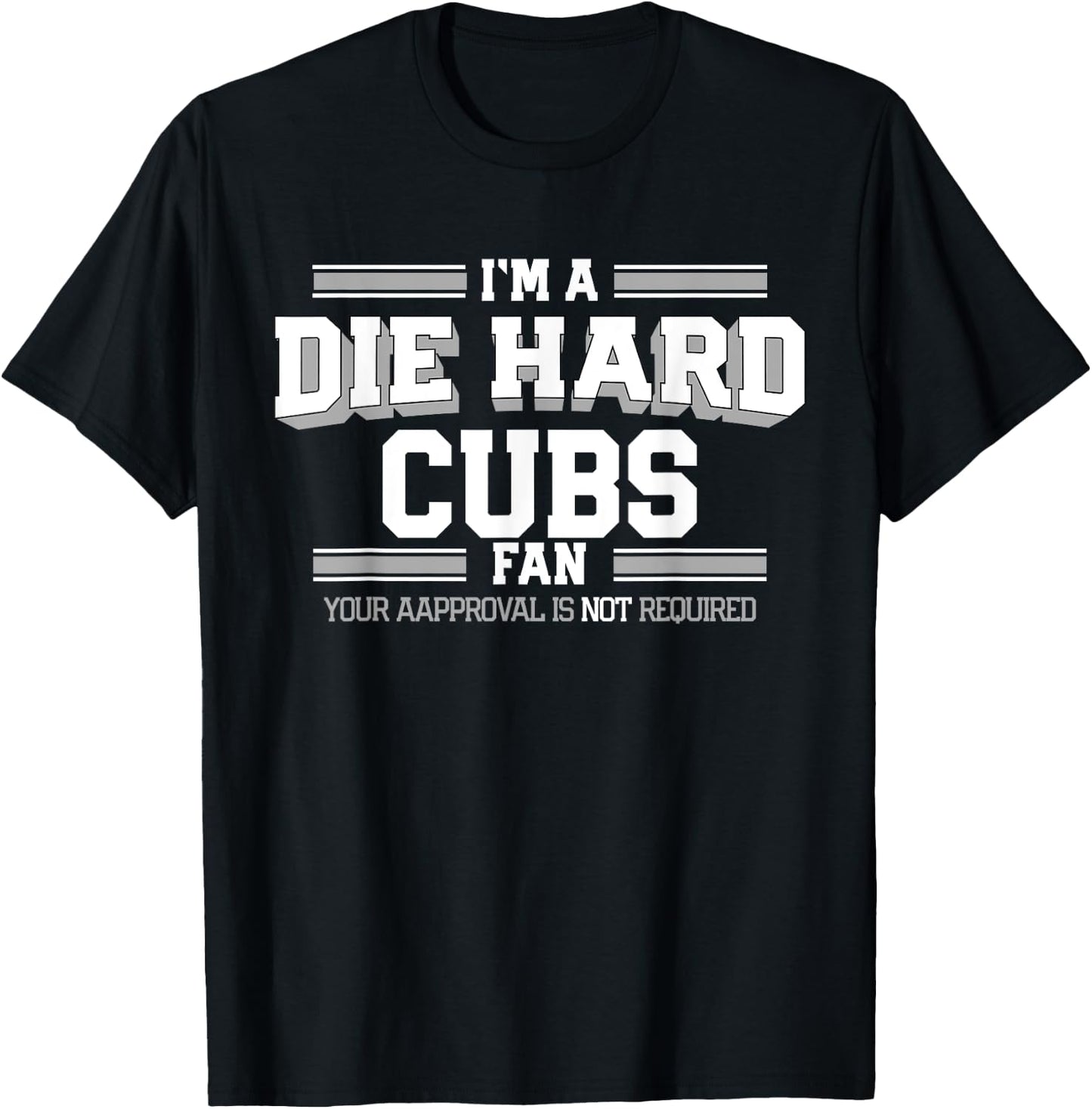Brenham Cubs Official High School Gear Cubs Brenham Die Hard Fan HS T-Shirt - T-Shirt | Black