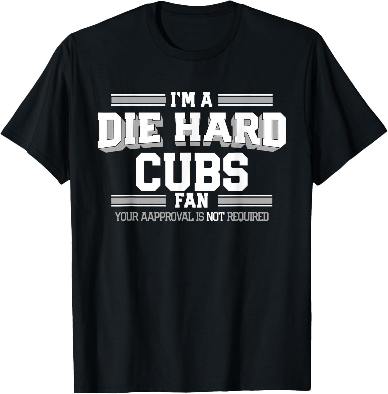 Brenham Cubs Official High School Gear Cubs Brenham Die Hard Fan HS T-Shirt - T-Shirt | Black